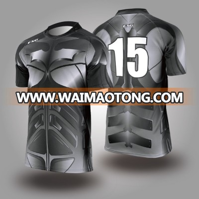 sublimated heros rugby jersey- Batmen