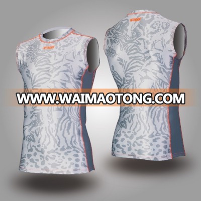 Custom make sleeveless compression top