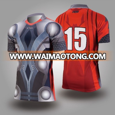 sublimated heros rugby jersey- Thor